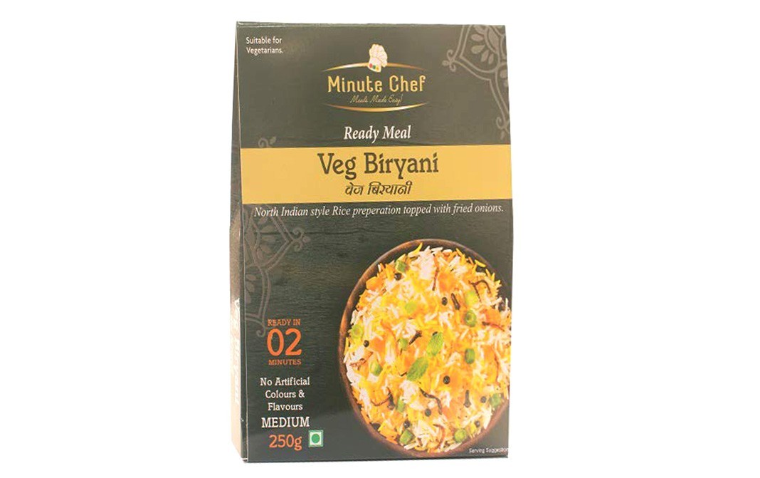Minute Chef Veg Biryani    Box  250 grams